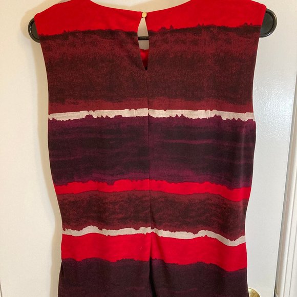 Calvin Klein Women's Sleeveless Shell, Multicolor, Office, Versatile, Fall, sz M - Picture 2 of 6